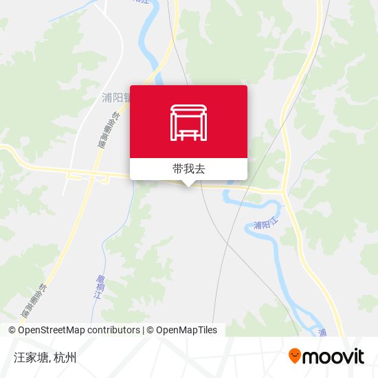 汪家塘地图