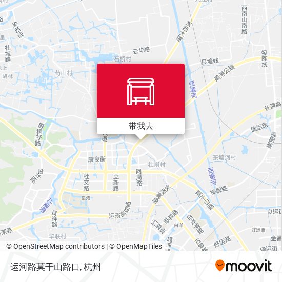 运河路莫干山路口地图