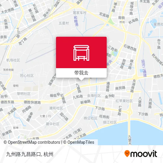 九州路九昌路口地图