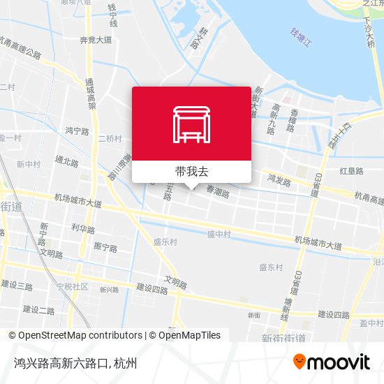 鸿兴路高新六路口地图