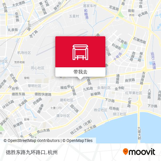 德胜东路九环路口地图