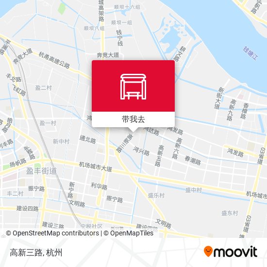 高新三路地图