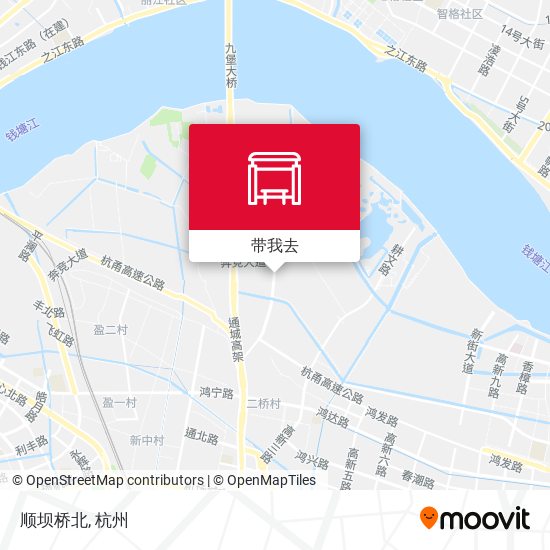 顺坝桥北地图