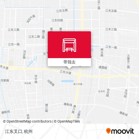 江东叉口地图