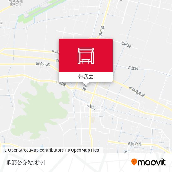 瓜沥公交站地图