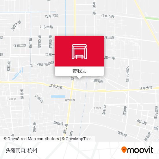 头蓬闸口地图
