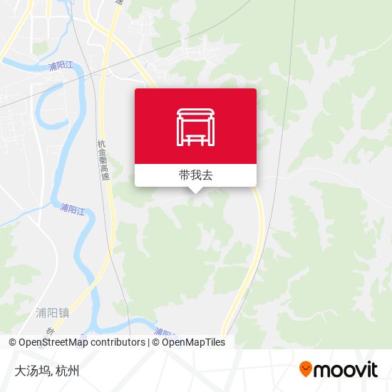 大汤坞地图