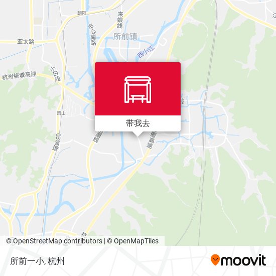 所前一小地图
