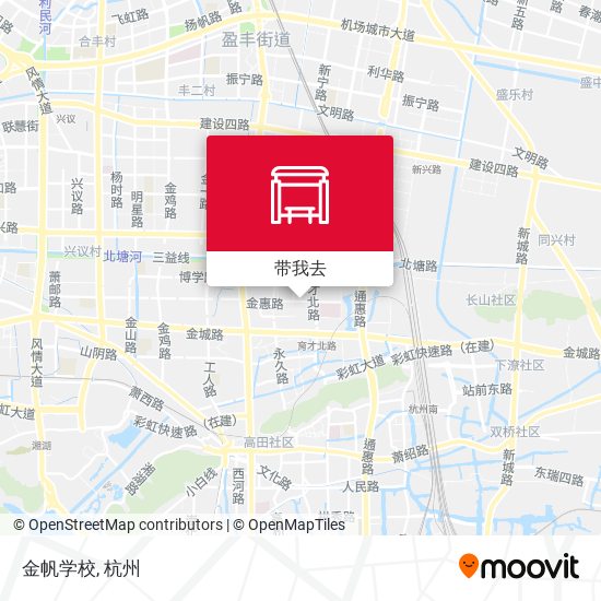 金帆学校地图