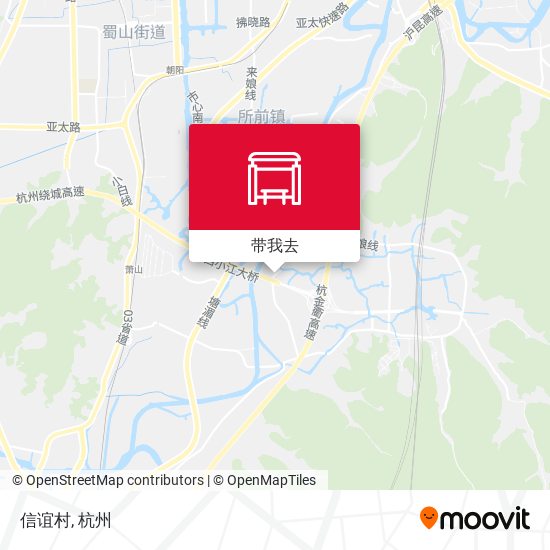 信谊村地图