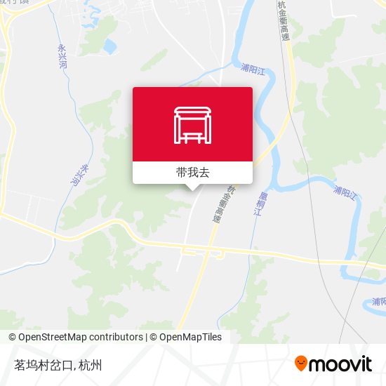 茗坞村岔口地图