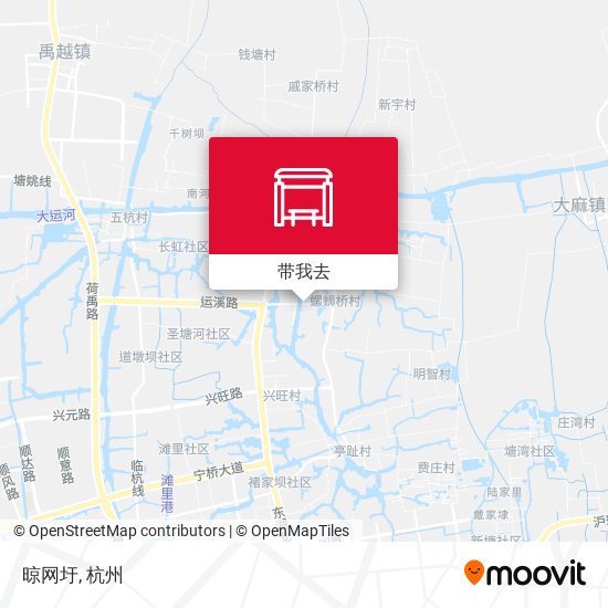 晾网圩地图