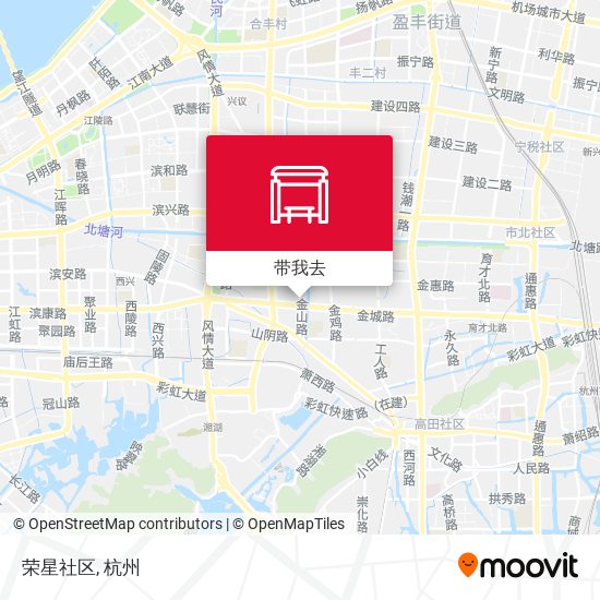 荣星社区地图