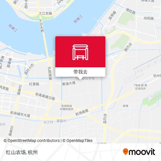 红山农场地图