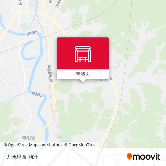 大汤坞西地图