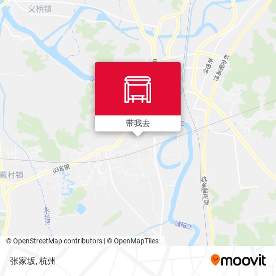 张家坂地图