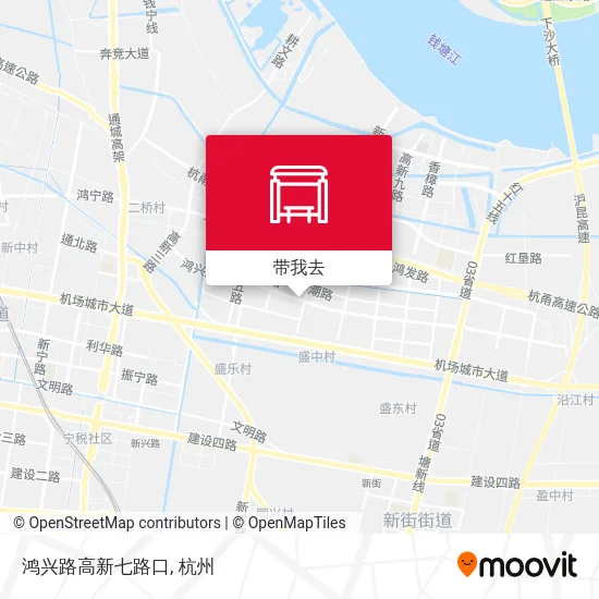 鸿兴路高新七路口地图