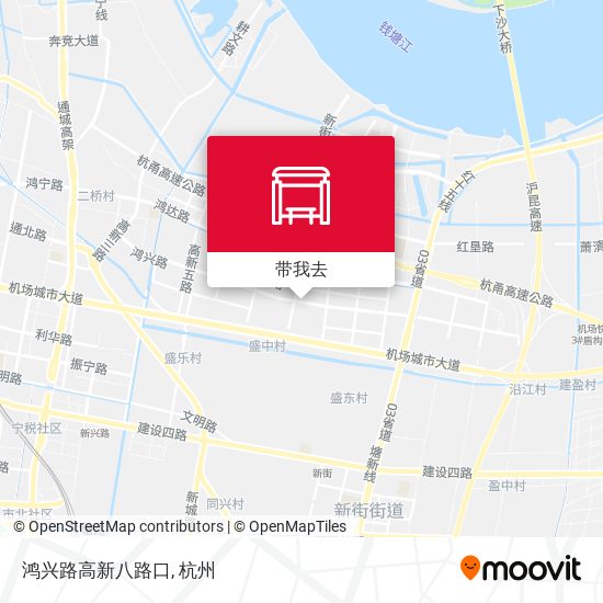 鸿兴路高新八路口地图