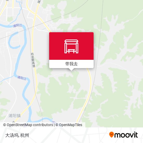 大汤坞地图