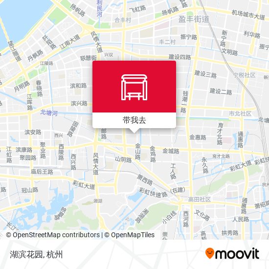 湖滨花园地图