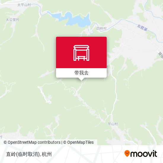直岭(临时取消)地图
