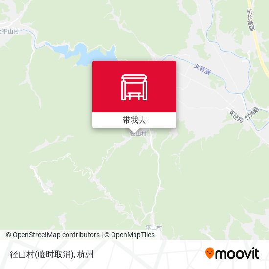 径山村(临时取消)地图