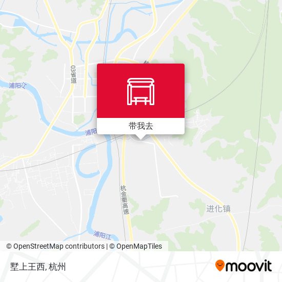 墅上王西地图