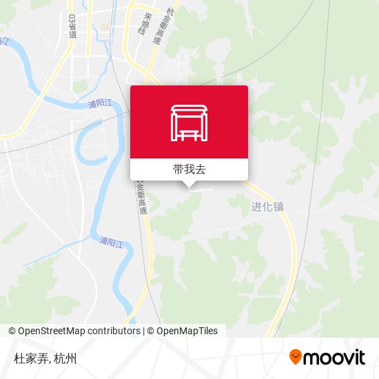 杜家弄地图