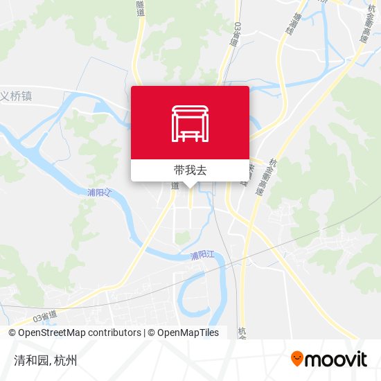 清和园地图