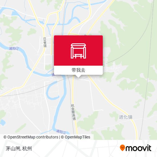 茅山闸地图