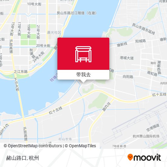 赭山路口地图