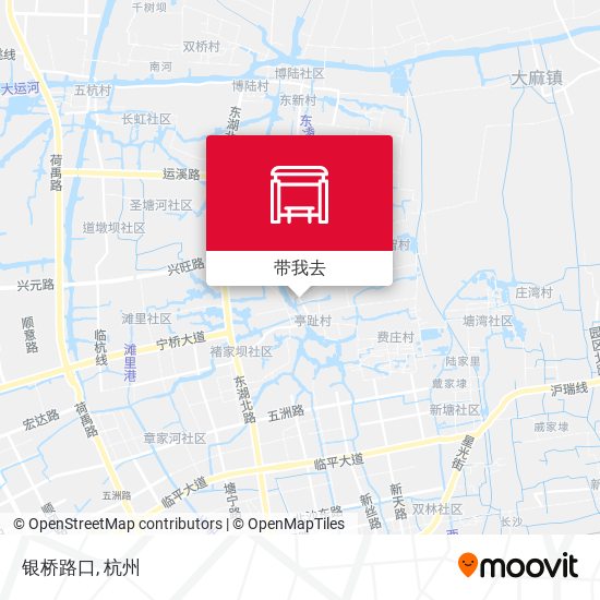 银桥路口地图