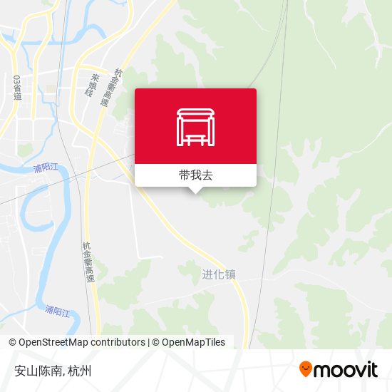 安山陈南地图