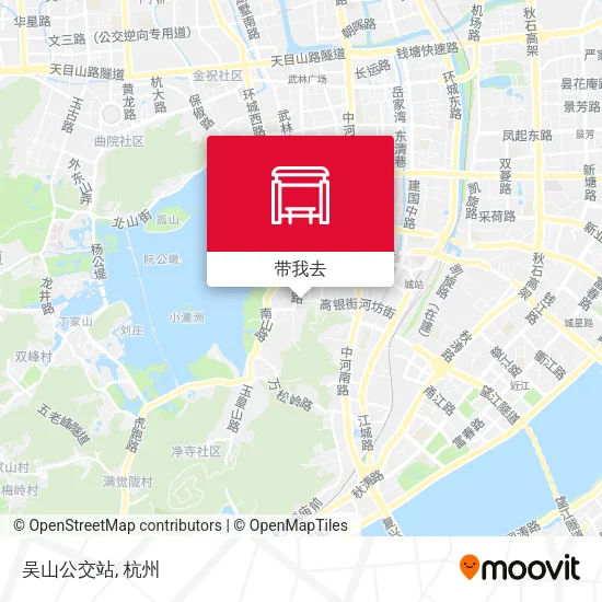 吴山公交站地图