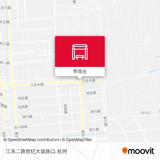 江东二路世纪大道路口地图