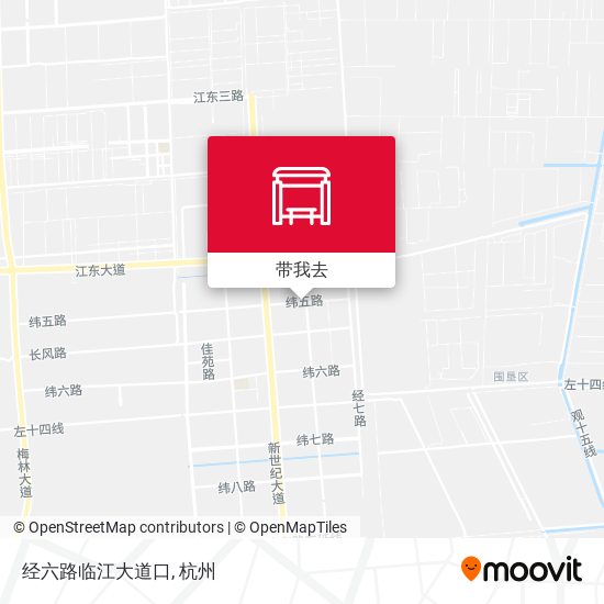 经六路临江大道口地图