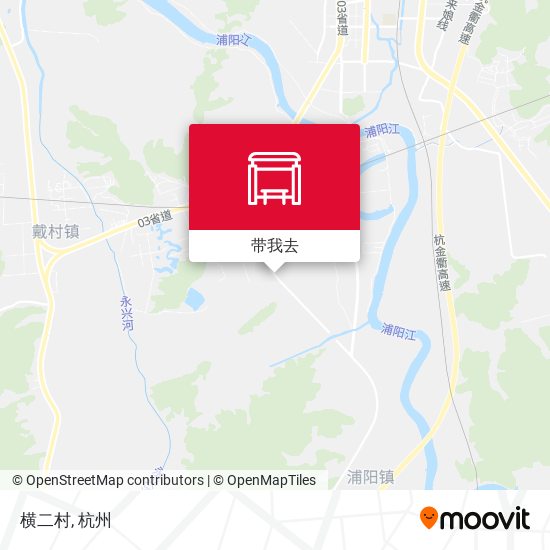 横二村地图