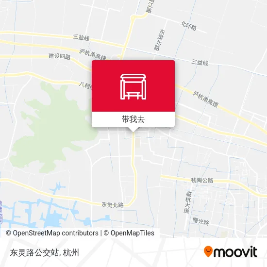 东灵路公交站地图