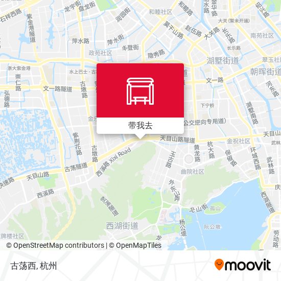 古荡西地图