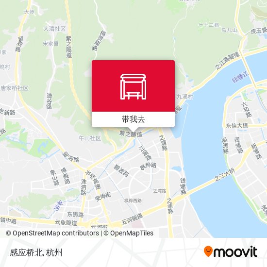 感应桥北地图