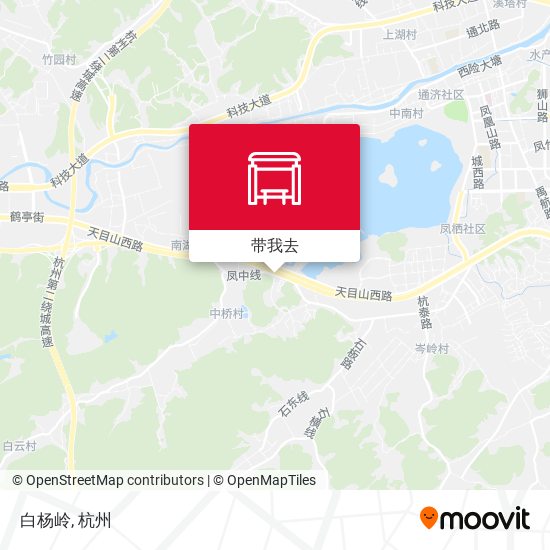 白杨岭地图