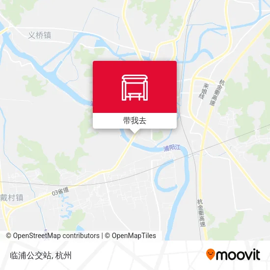 临浦公交站地图