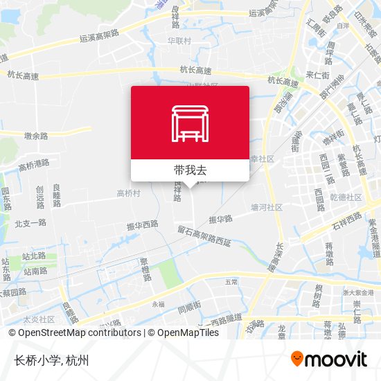 长桥小学地图