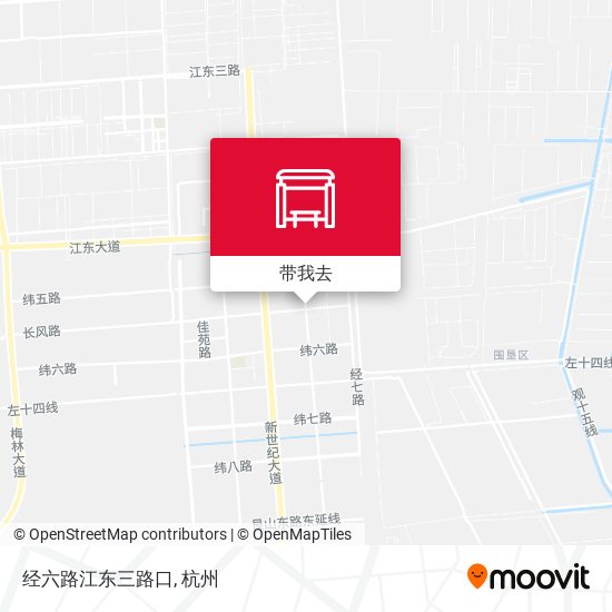 经六路江东三路口地图