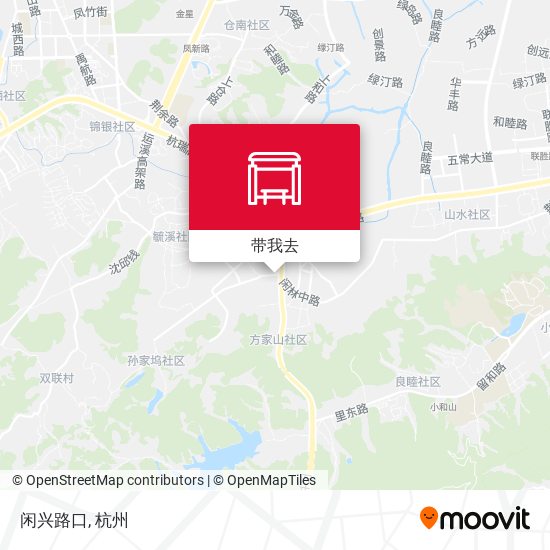 闲兴路口地图