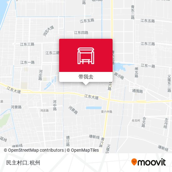 民主村口地图
