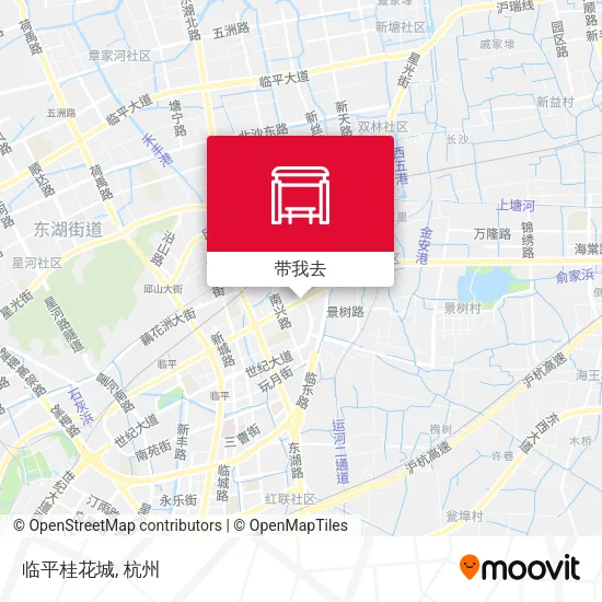 临平桂花城地图