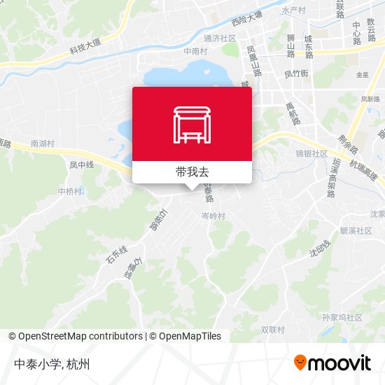 中泰小学地图