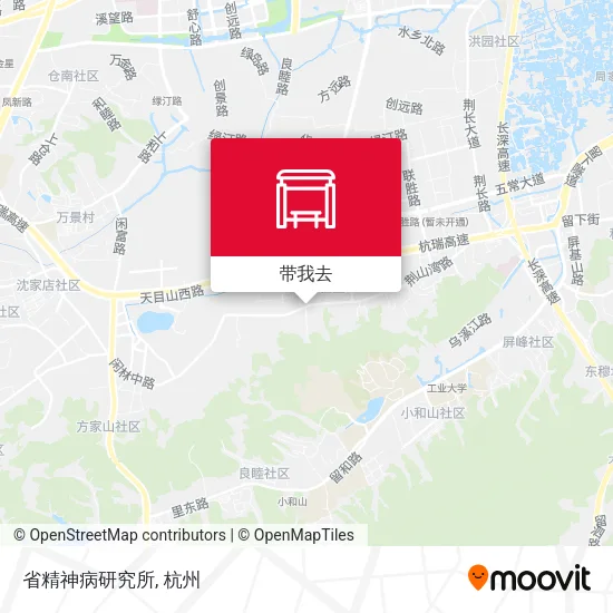 省精神病研究所地图