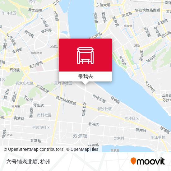 六号铺老北塘地图